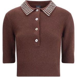 Pinko, Dames, Truien, Bruin, Maat: L Wol,