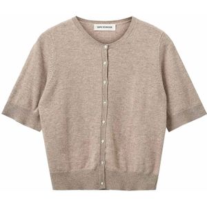 Sofie Schnoor - SunaSW - Damesvest - Korte Mouwen - Regular Pasvorm - 100% Wol