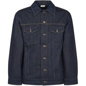 Dries Van Noten, Heren, Jassen, Blauw, Maat: L