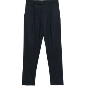 Z Zegna, Heren, Broeken, Zwart, Maat: XS Katoen,