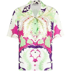Valentino, Dames, Blouses & Shirts, Veelkleurig, Maat: S