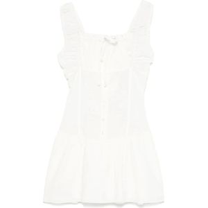 Frankies Bikinis, Dames, Jurken, Wit, Maat: M