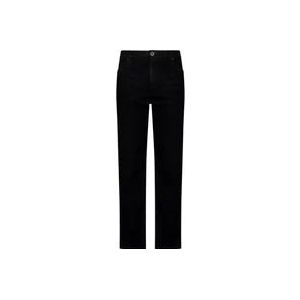 Balmain Zwarte Denim Jeans met Logo Borduursel , Black , Heren , Maat: W30