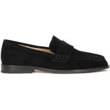 Kazar Studio - Zwart - Loafers - Dames - Leer - Suede
