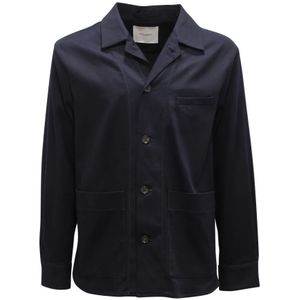 Paolo Pecora, Heren, Jassen, Blauw, Maat: S