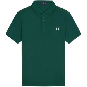 Fred Perry, Heren, Tops, Groen, Maat: L Katoen,