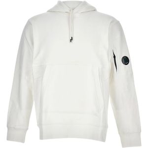 C.p. Company, Heren, Sweatshirts & Hoodies, Wit, Maat: L Katoen,