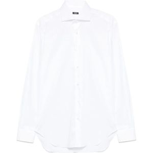 Barba, Heren, Overhemden, Wit, Maat: S