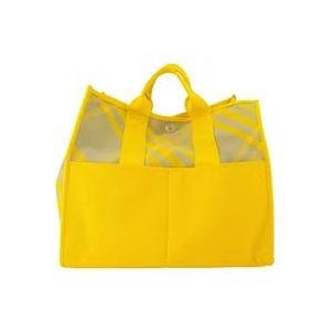 Burberry Vintage Check Shopper , Yellow , Heren , Maat: ONE Size
