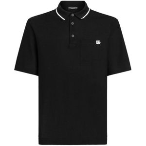 Dolce & Gabbana, Heren, Tops, Zwart, Maat: L
