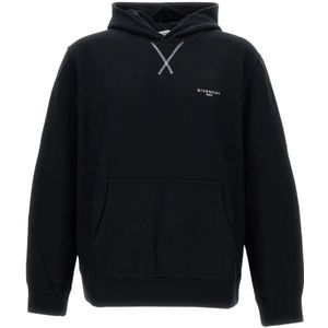 Givenchy, Heren, Sweatshirts & Hoodies, Zwart, Maat: L