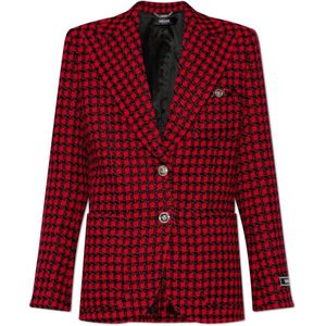 Versace Tweed jas , Red , Dames , Maat: XS