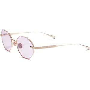 Valentino Garavani - 0Vlx-122A - Zonnebril - Goud - Geometrisch Montuur - Acetaat