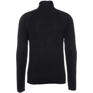 Drykorn - Arvid 10 - Rollneck Sweater - Zwart - Wolmix