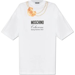 Moschino, Dames, Jurken, Wit, Maat: XS