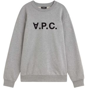 A.p.c., Heren, Sweatshirts & Hoodies, Grijs, Maat: M
