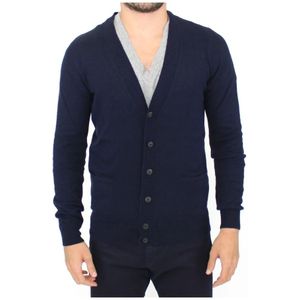 Ermanno Scervino, Heren, Truien, Blauw, Maat: XL Wol,