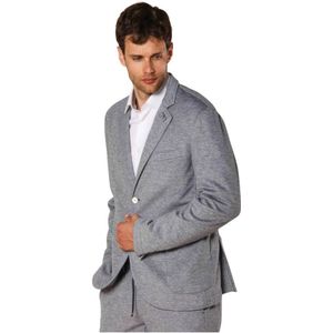 Mason's, Heren, Jassen, Blauw, Maat: 3XL Katoen,