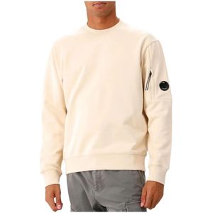 C.p. Company, Heren, Sweatshirts & Hoodies, Beige, Maat: S