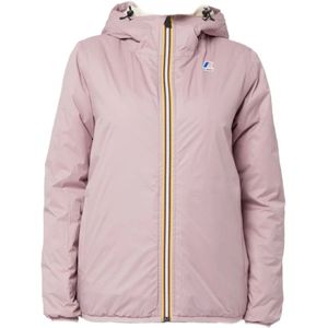 K-Way, Dames, Jassen, Roze, Maat: XS Poliester,