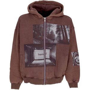 Acupuncture, Heren, Sweatshirts & Hoodies, Bruin, Maat: M Katoen,