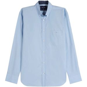 Eden Park, Heren, Overhemden, Blauw, Maat: M Katoen,