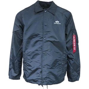 Alpha Industries, Heren, Jassen, Blauw, Maat: S Poliester,