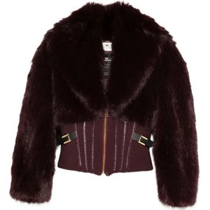 Elisabetta Franchi, Dames, Jassen, Rood, Maat: L Poliester,