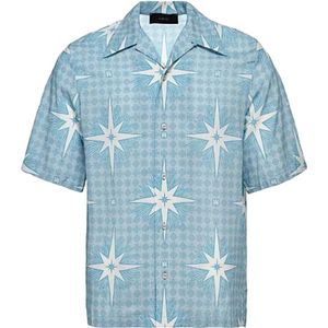 Amiri, Heren, Overhemden, Blauw, Maat: M