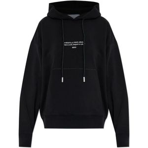 Off White, Dames, Sweatshirts & Hoodies, Zwart, Maat: L Katoen,