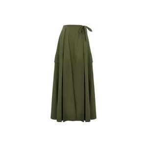 Twinset Maxi Skirts , Green , Dames , Maat: XS