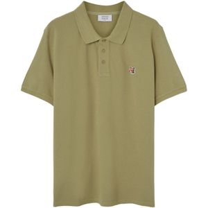 Maison Kitsuné, Heren, Tops, Groen, Maat: XL Katoen,