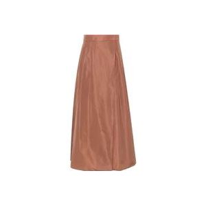 Pinko Maxi Skirts , Brown , Dames , Maat: XS