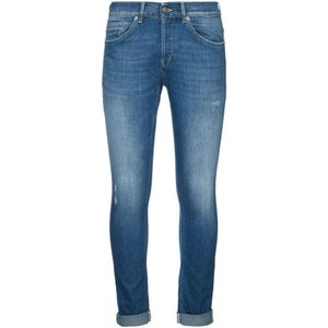 Dondup, Heren, Jeans, Blauw, Maat: W36 Katoen,