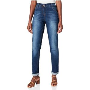 Cecil, Dames, Jeans, Blauw, Maat: W27 L32