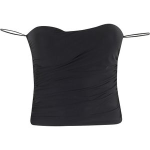 Amazuin, Dames, Tops, Zwart, Maat: ONE Size Polyamide,