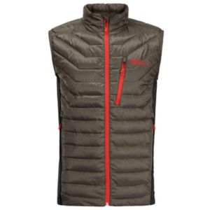 Jack Wolfskin - ROUTEBURN PRO INS VEST M - Functionele Bodywarmer - Cold/Koffie