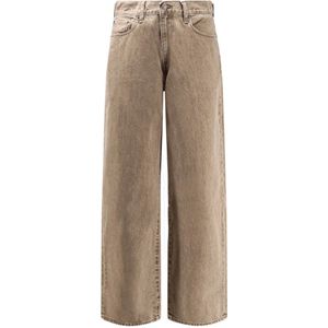 Baggy fit jeans van puur katoen in 5-pocketmodel