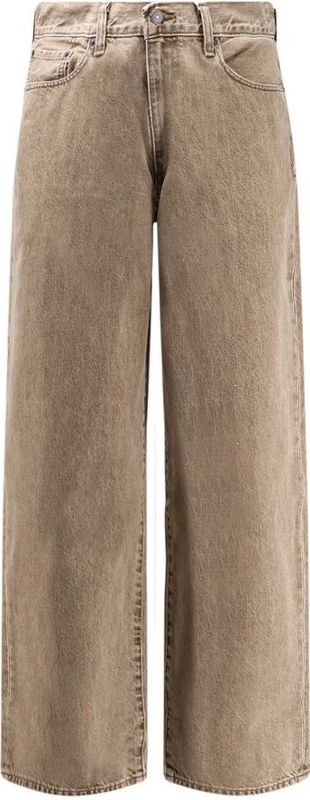 Baggy fit jeans van puur katoen in 5-pocketmodel