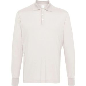 Eleventy, Heren, Tops, Beige, Maat: 3XL Wol,