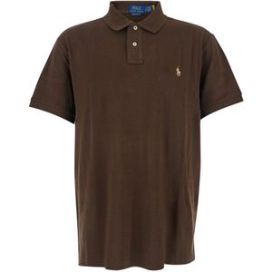 Polo Ralph Lauren, Heren, Tops, Bruin, Maat: XL Katoen,
