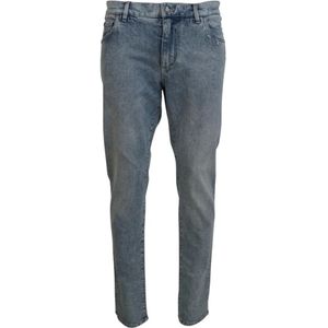 Dolce & Gabbana - Jeans - Blauw - Slim Fit - Katoen