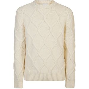 Eleventy, Heren, Truien, Beige, Maat: S Wol,