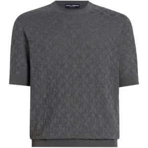 Dolce & Gabbana, Heren, Truien, Grijs, Maat: M