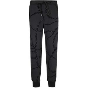 Versace Jeans Couture, Dames, Broeken, Zwart, Maat: M Katoen,