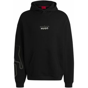 HUGO - Doad - Sweatshirt - Oversized Pasvorm - Franse Katoenrijke Badstof