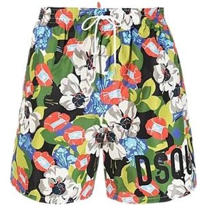 Dsquared2 Bloemenprint zwembroek , Multicolor , Heren , Maat: 2XS