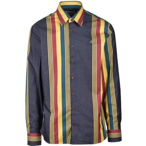 Vivienne Westwood, Heren, Overhemden, Veelkleurig, Maat: L Katoen,
