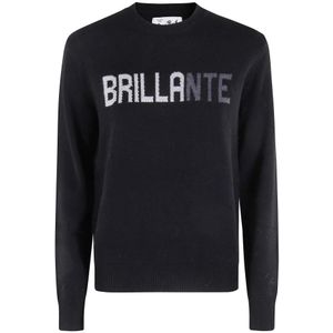 MC2 Saint Barth, Dames, Truien, Zwart, Maat: M Wol,