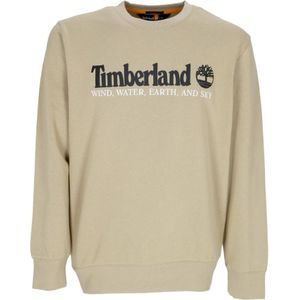 Timberland, Heren, Sweatshirts & Hoodies, Beige, Maat: L Katoen,